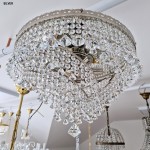 Stříbrná povrchová úprava - košík s 6 žárovkami pro povrchovou montáž