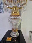 Podstavec lampy z masivního křišťálového skla