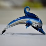 Skleněný delfín