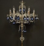 Detail horní části lampy - barva kovu je také volitelná