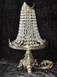 Stylová stolní lampa připomínající Viktoriánské lampy na stůl