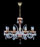 Například do obývacího pokoje se hodí nápadný červený lustr.