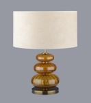 AMBER GLASS – stejná lampa se třemi koulemi (VOLITELNÉ)