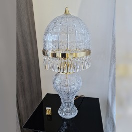 Luxusní velká křišťálová stolní lampa