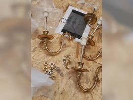 Odlévaná mosazná ramena a návod na montáž