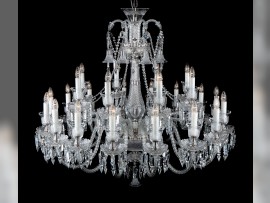 24ramenný křišťálový lustr BACCARAT bez stínidel