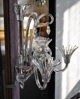 Nástěnné 4-ramenné světlo Silver Baccarat