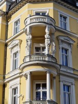 Balkony Lázeňského hotelu Imperial Františkovy Lázně