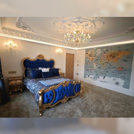 Křišťálová svítidla v prostorách s nízkými stropy (méně než 2,4 metru / 8 ft strop)