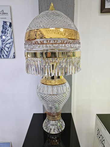 Vysoká stolní lampa s diamantovým broušením BACCARAT
