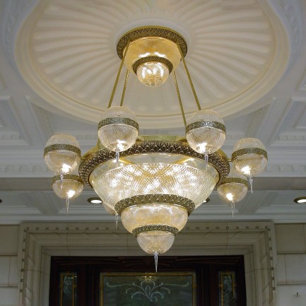 Baccarat luxusní venkovní svítidlo z křišťálového skla